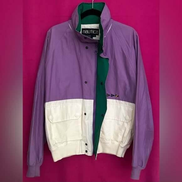 Vintage Nautica Sailing Jacket Windbreaker - Picture 3 of 4